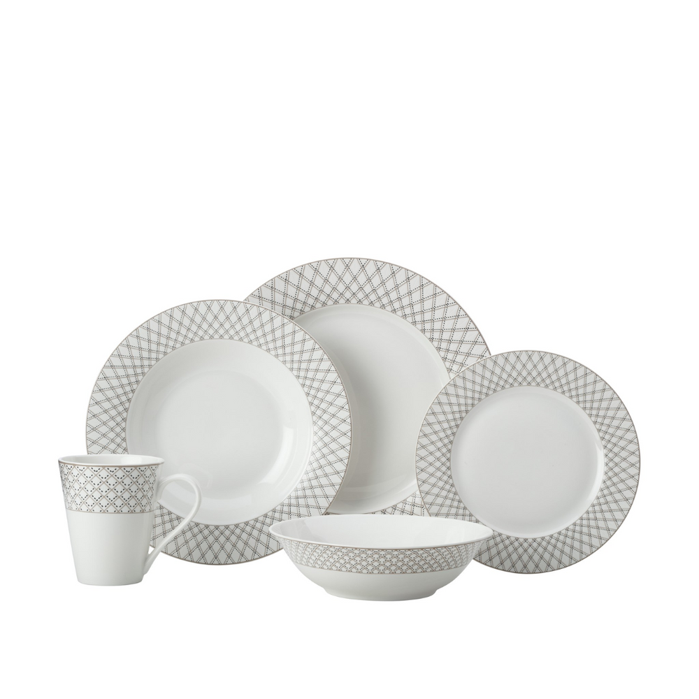 Maxwell & Williams Jewel Black Dinner Set (20 Pieces)