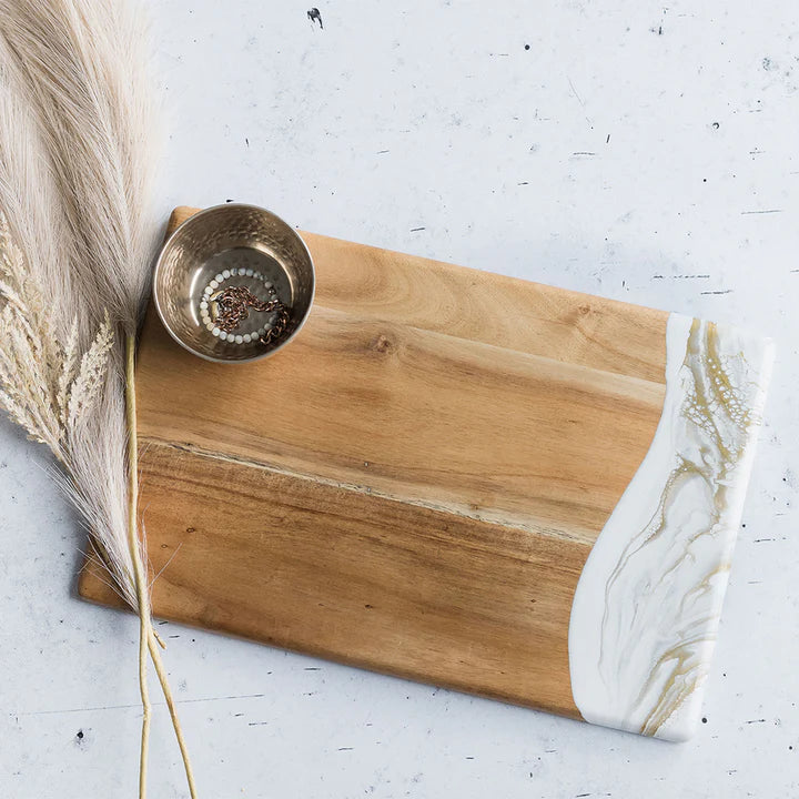 Bread Board Gold Quartz by Lynn & Liana