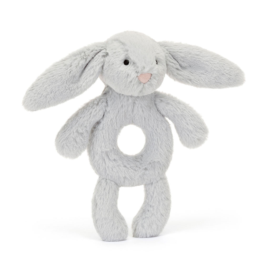 Jellycat - Bashful Silver Bunny Ring Rattle