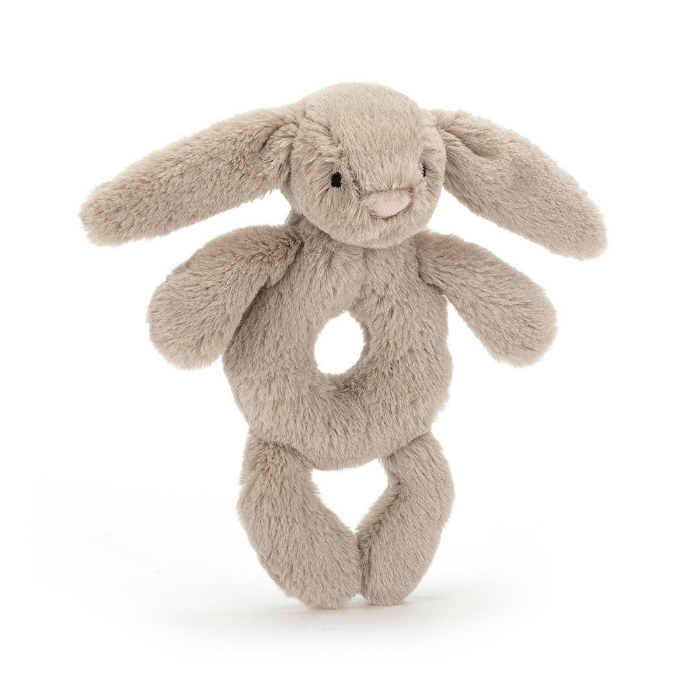 Jellycat - Bashful Beige Bunny Ring Rattle