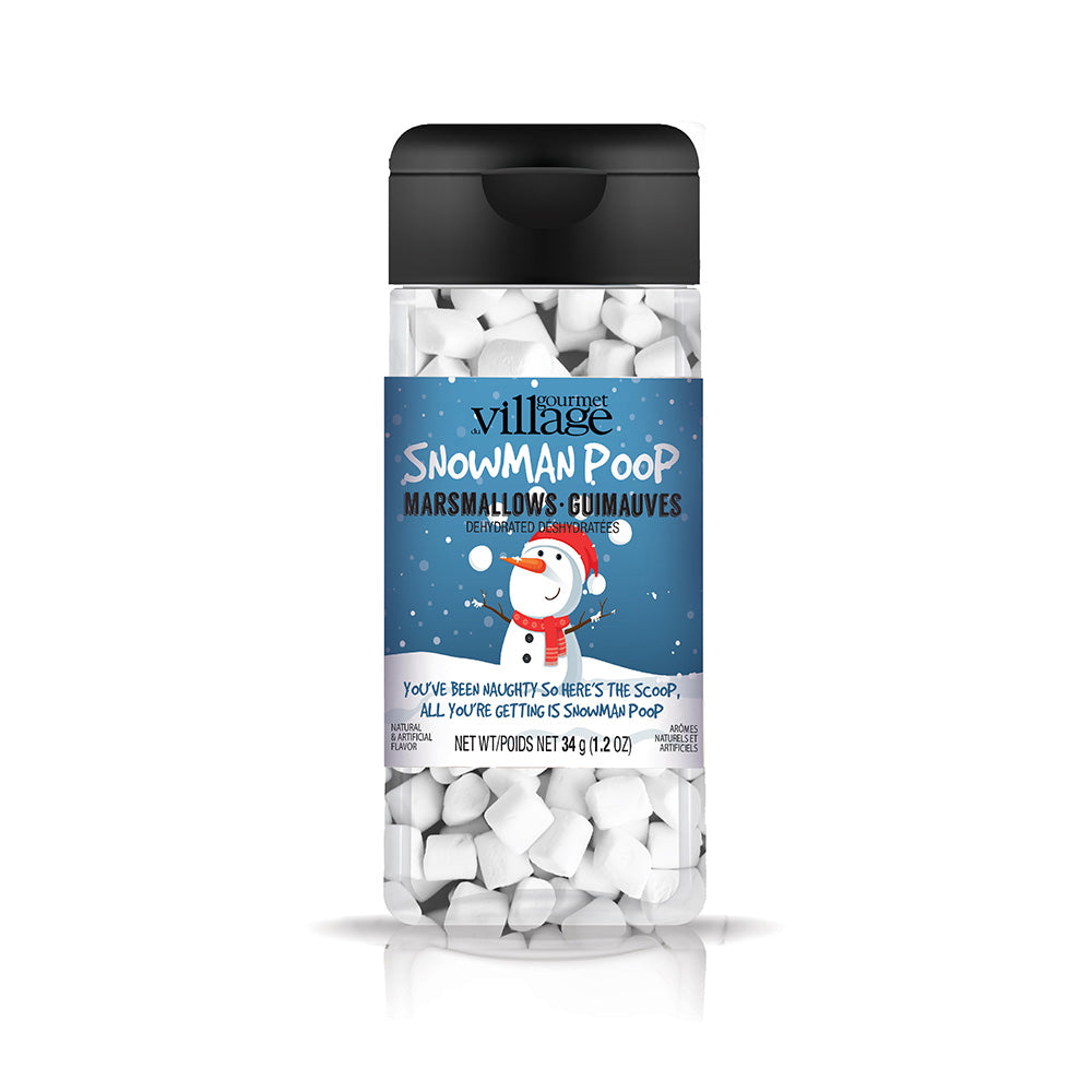 Toppers Snowman Poop Mini Marshmallow Shaker 34g