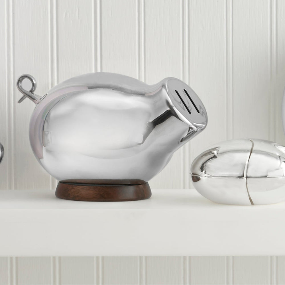 Nambé Kibo Baby Piggy Bank