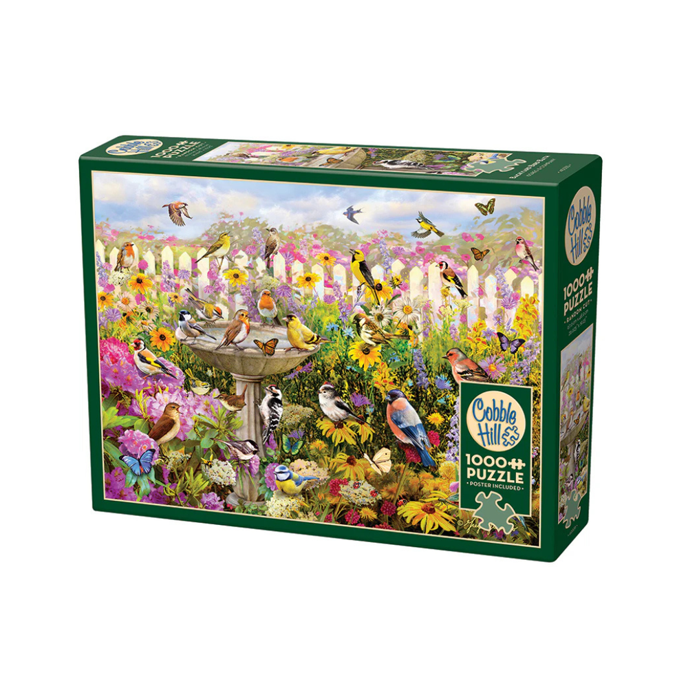 Cobble Hill Puzzles - Backyard Bird Bath