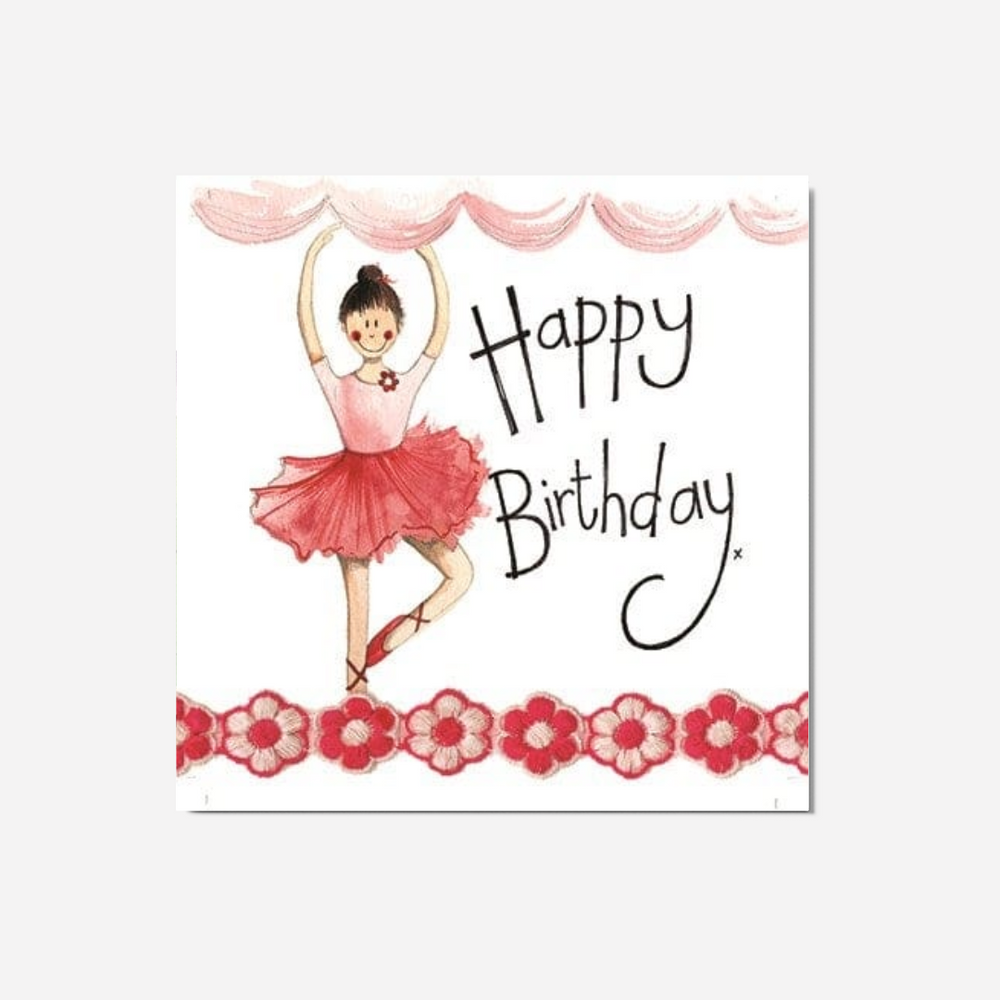Alex Clark Large Card - Ballerina