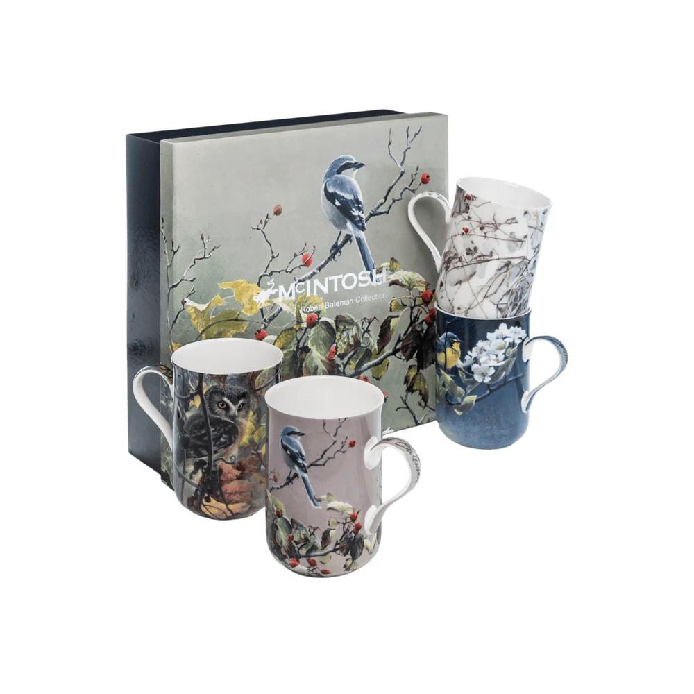 Robert Bateman Birds Set of 4 Mugs