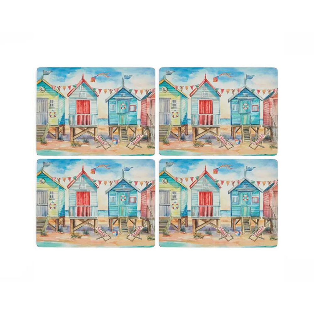 Beach Huts Placemats - Set of 4