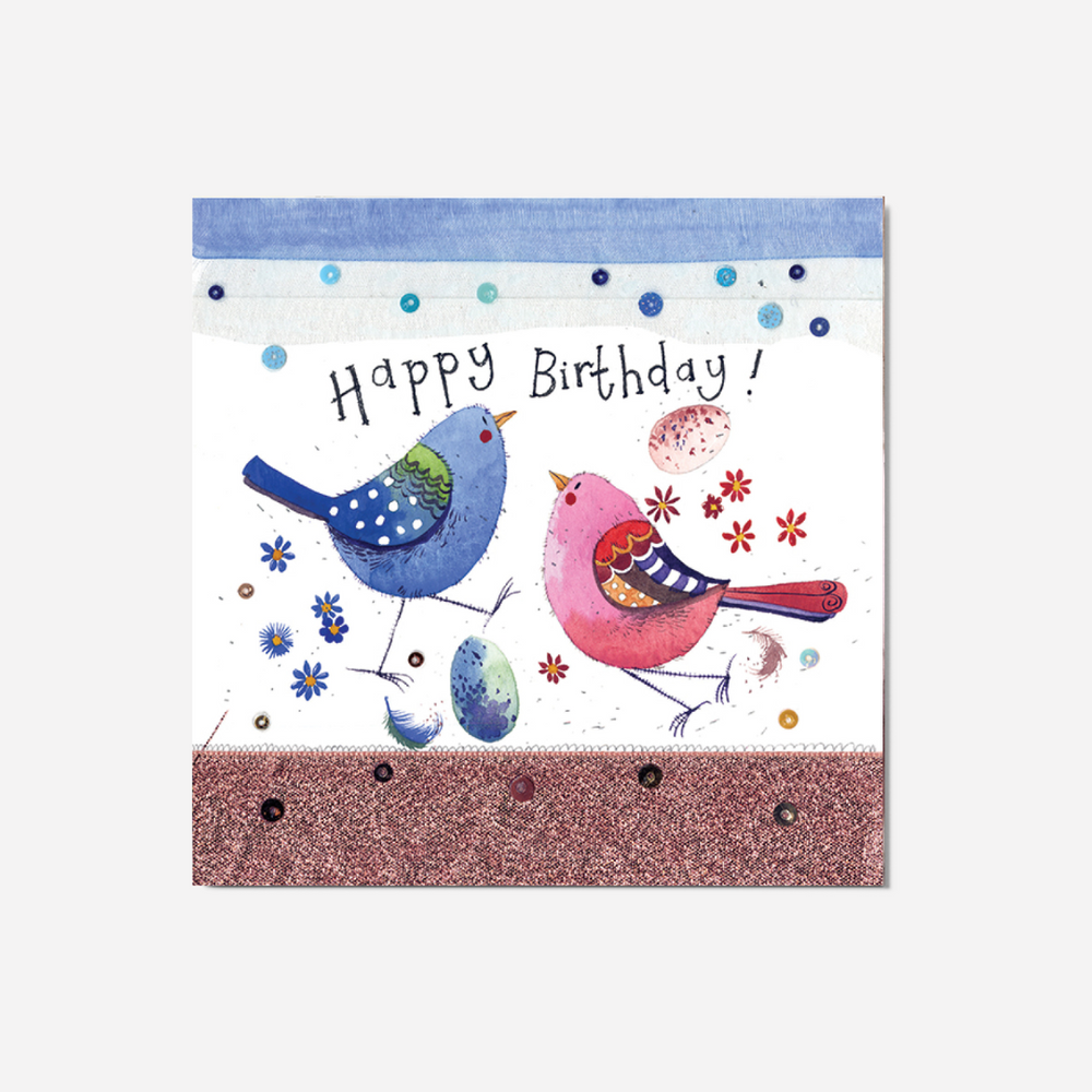 Alex Clark Large Card - Beautiful Birds