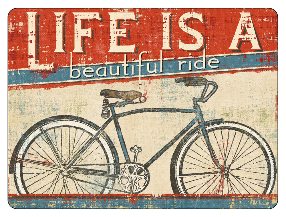 A ride is a journey words with a bicycle