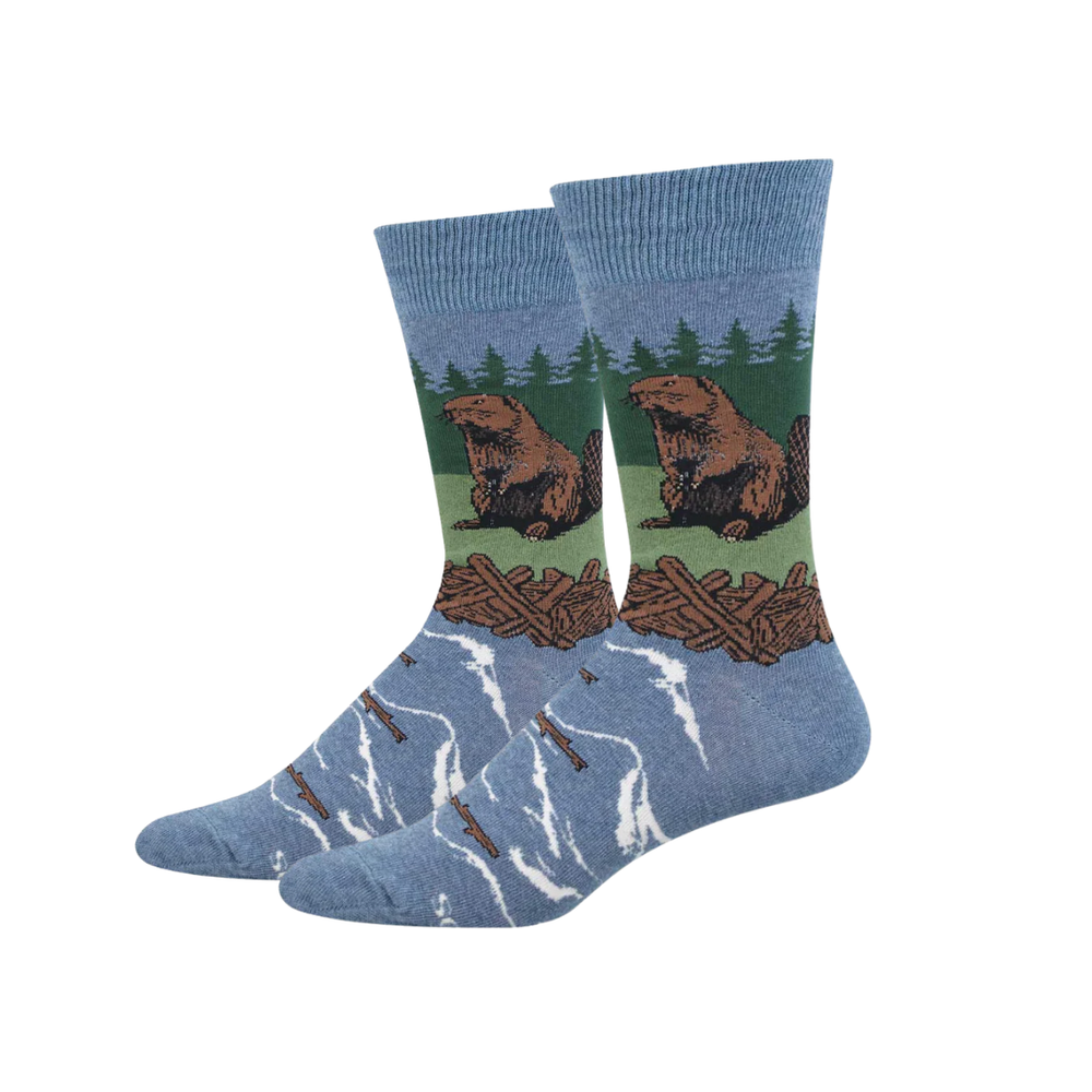 Socksmith Beaver - Blue Heather