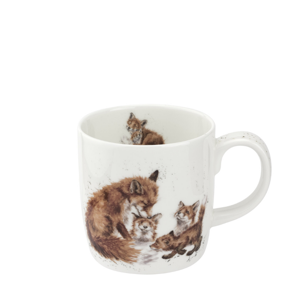 Wrendale 14 oz Mug (2024) - Bedtime Kiss Fox