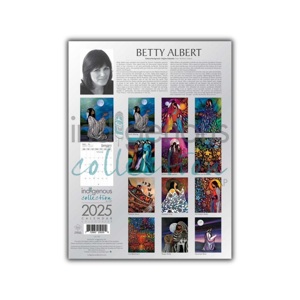 Indigenous Art Calendar 2025 - Betty Albert (Mix)