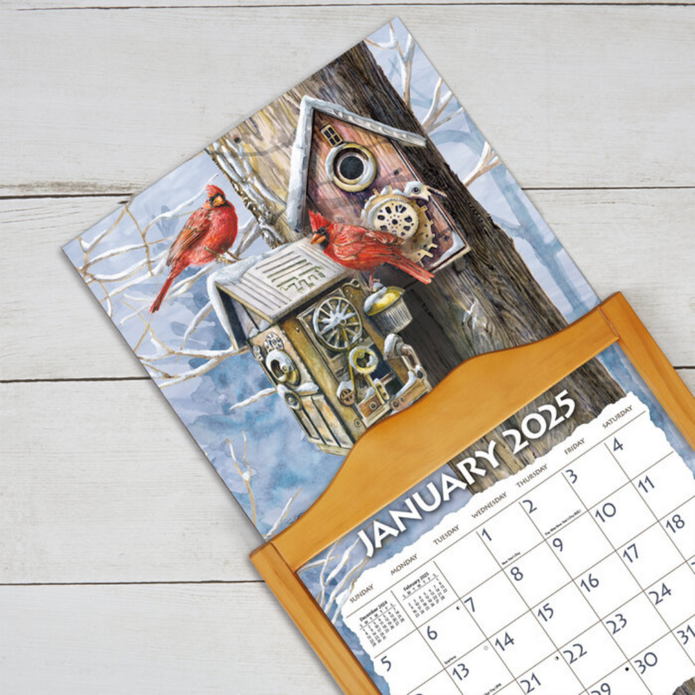 Lang 2025 Calendar - Birdhouses