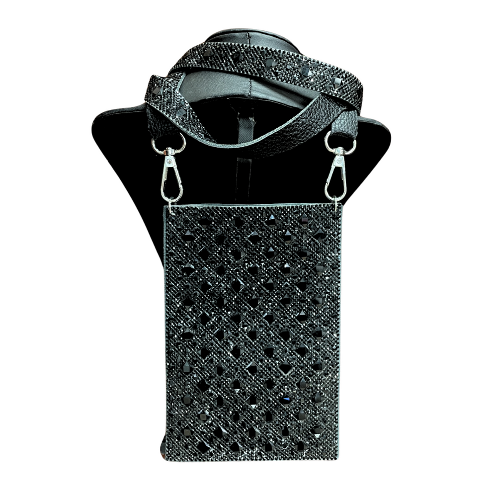 Cellphone Purse - Black Diamond by Jacqueline Kent