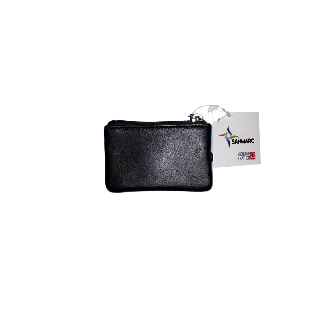 100% Indian Black Leather Coin Purse (CP-10)