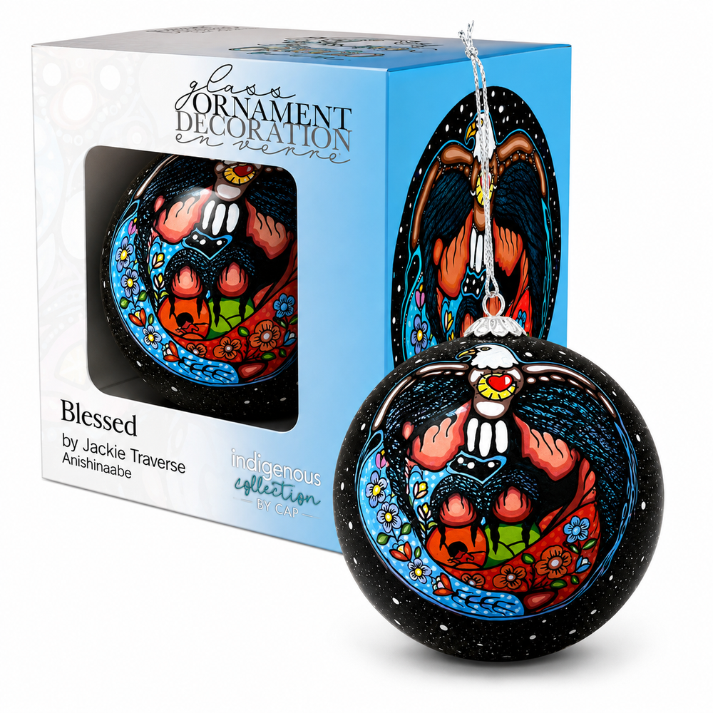 Indigenous Art Ornament - Blessed