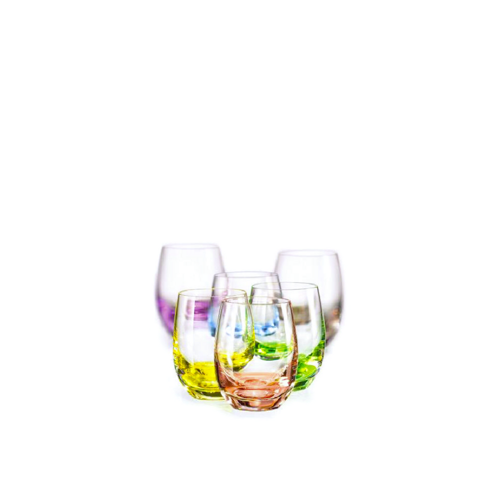 Bohemia Rainbow Shot Glasses S/6