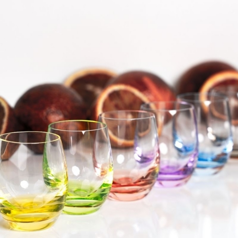 Bohemia Rainbow Shot Glasses S/6