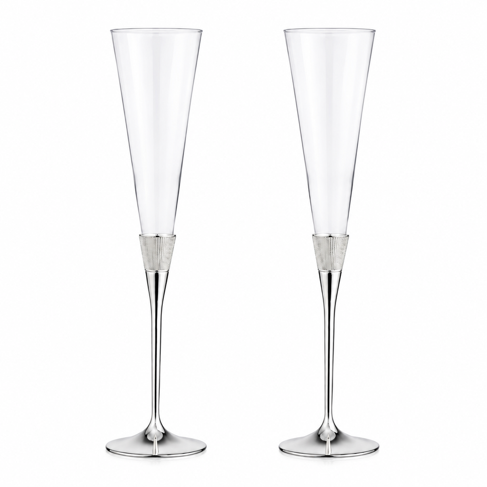 Bowring Avalon Toasting Flutes Pair