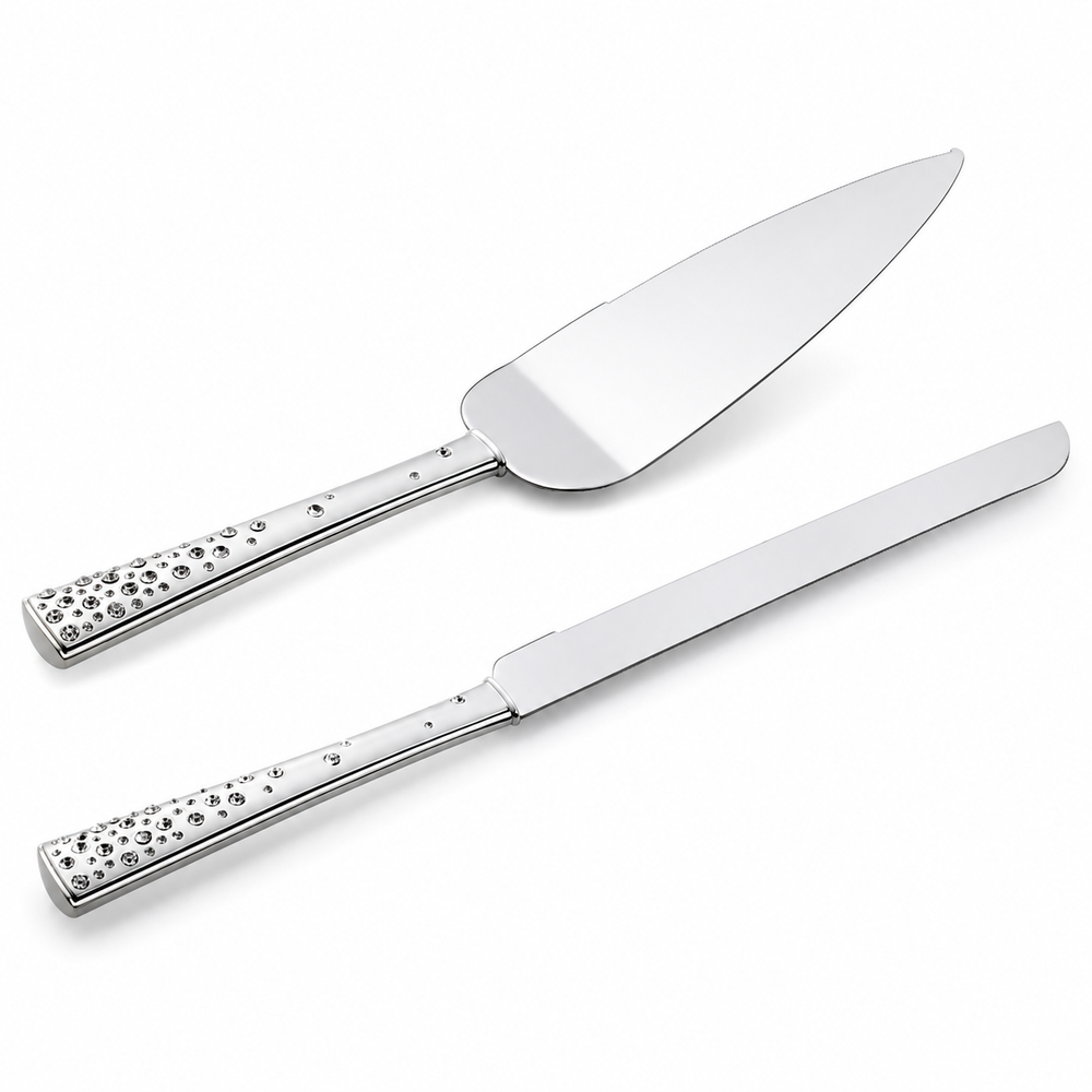 Bowring Cherish Crystals Cake Serving Set