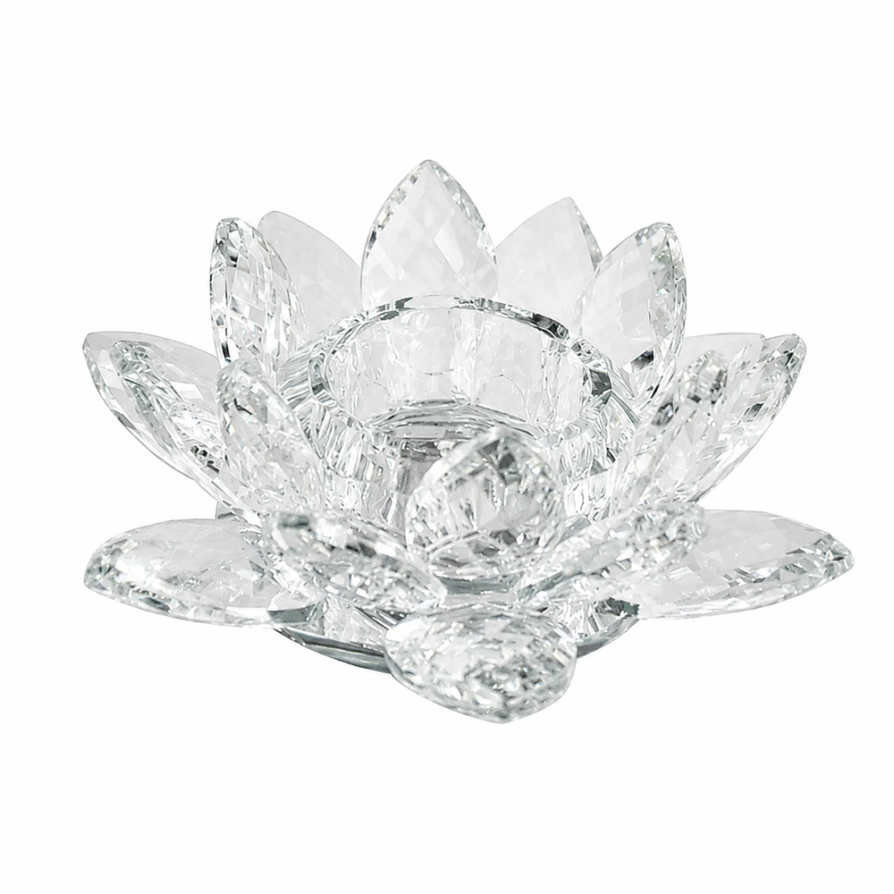 Bowring Lotus Tealight Holder 6"