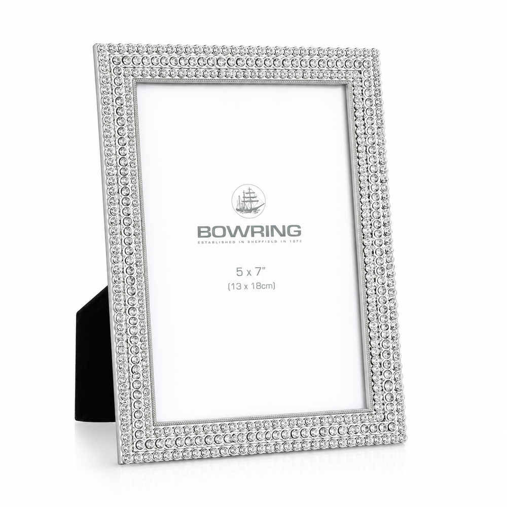 Bowring Sophie Jeweled Frame, 5 x 7"