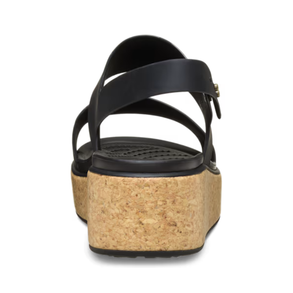 Crocs Brooklyn Cork Low Wedge Black/Black