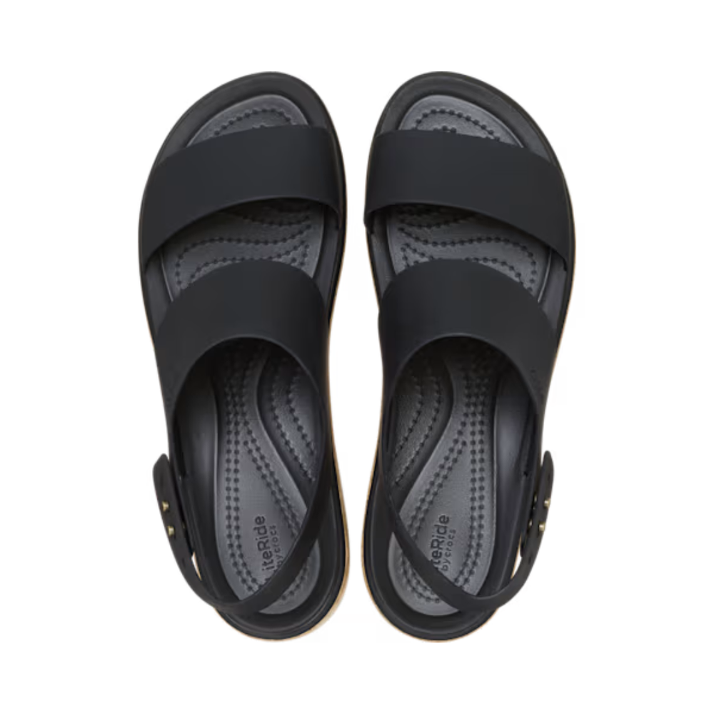 Crocs Brooklyn Cork Low Wedge Black/Black