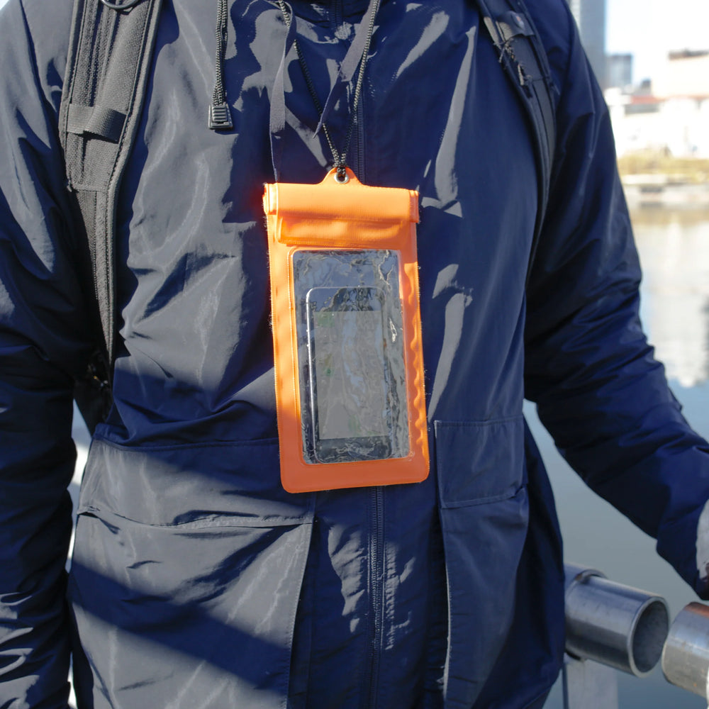 KIKK - Orange Waterproof Phone Sleeve