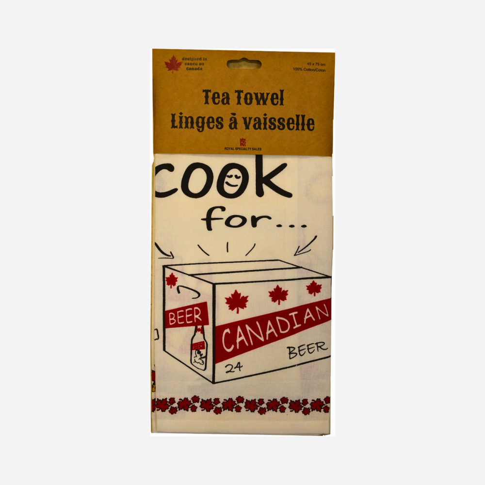 CDN "Cook For Beer" Tea Towel