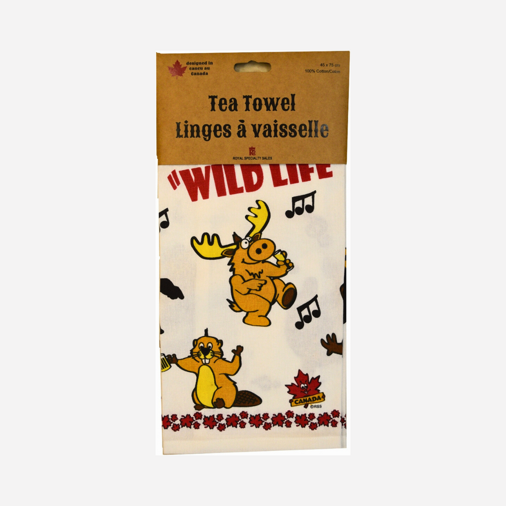 CDN "Wildlife" Tea Towel