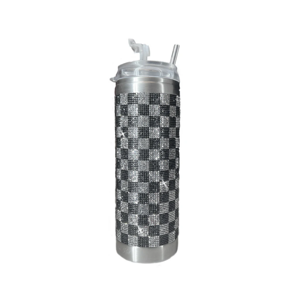 Checkmate Diamond Crystal Tumbler by Jacqueline Kent