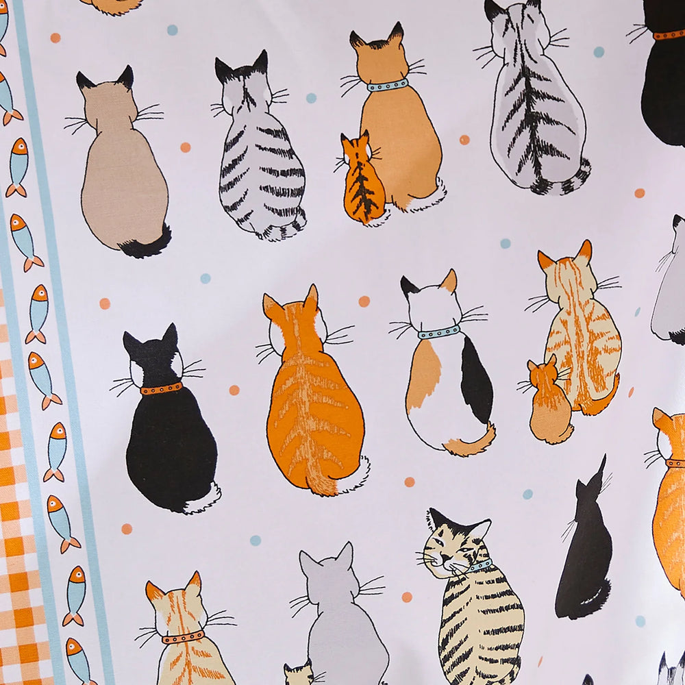 Ulster Weavers Cats in Waiting Cotton Tea Towel