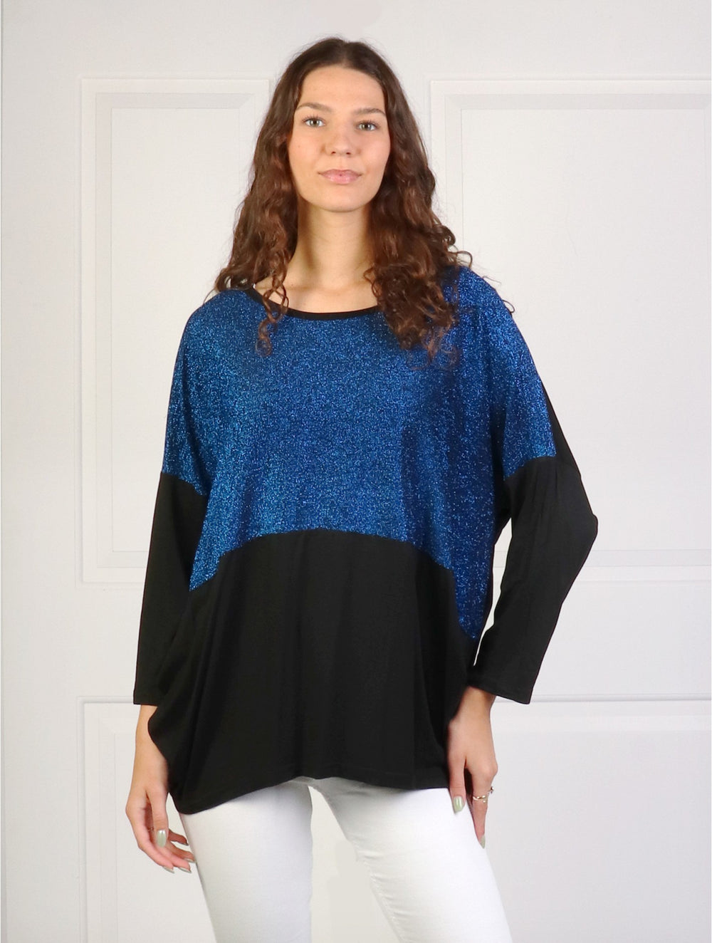Grand-Long Sleeve Sparkled Fashion Top (CL022)