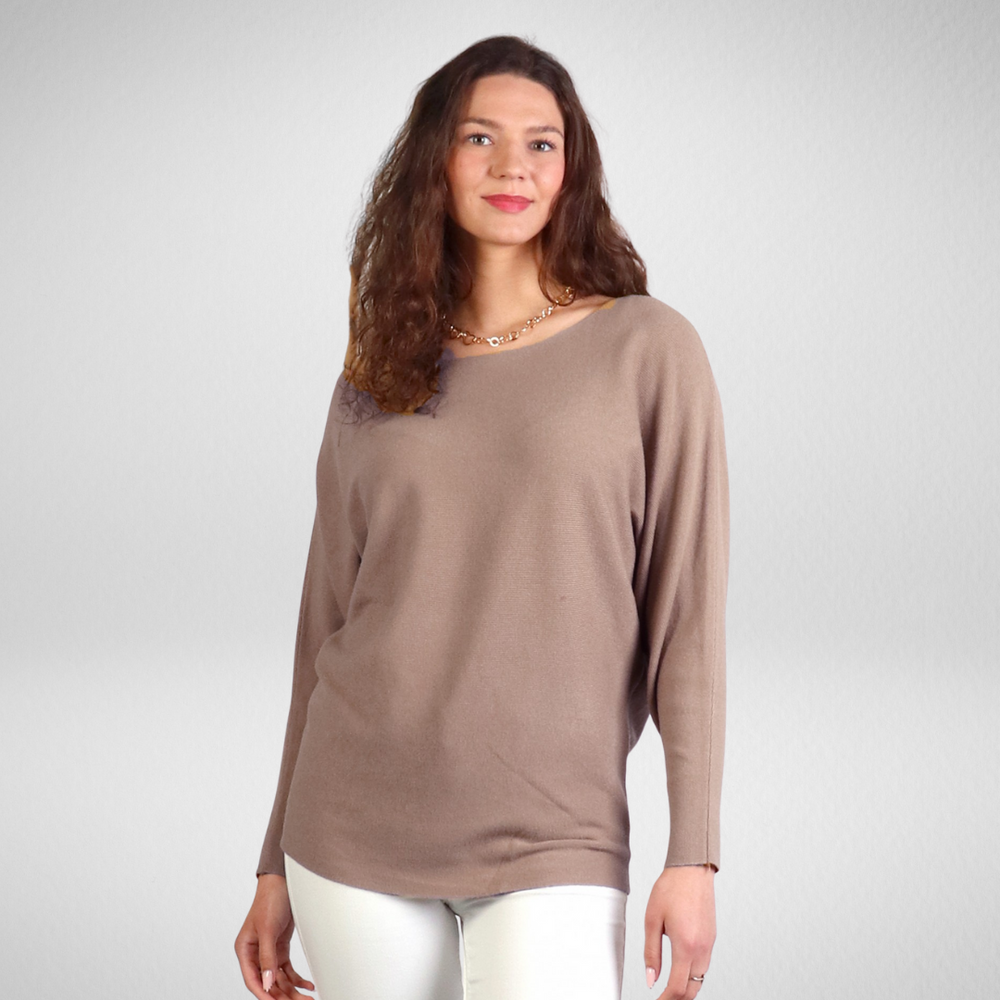 Grand Ultra Soft Carmel Pullover Sweater
