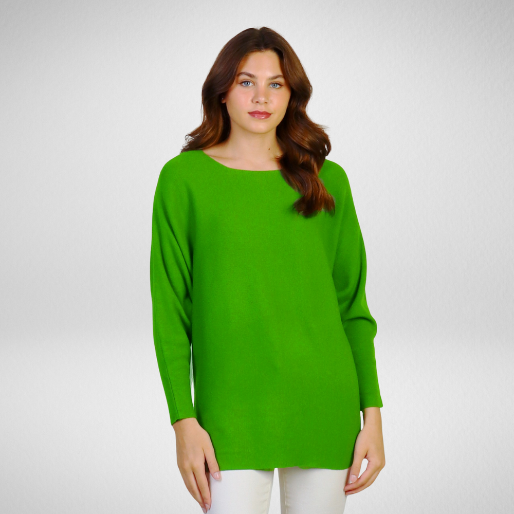 Grand Ultra Soft Green Pullover Sweater