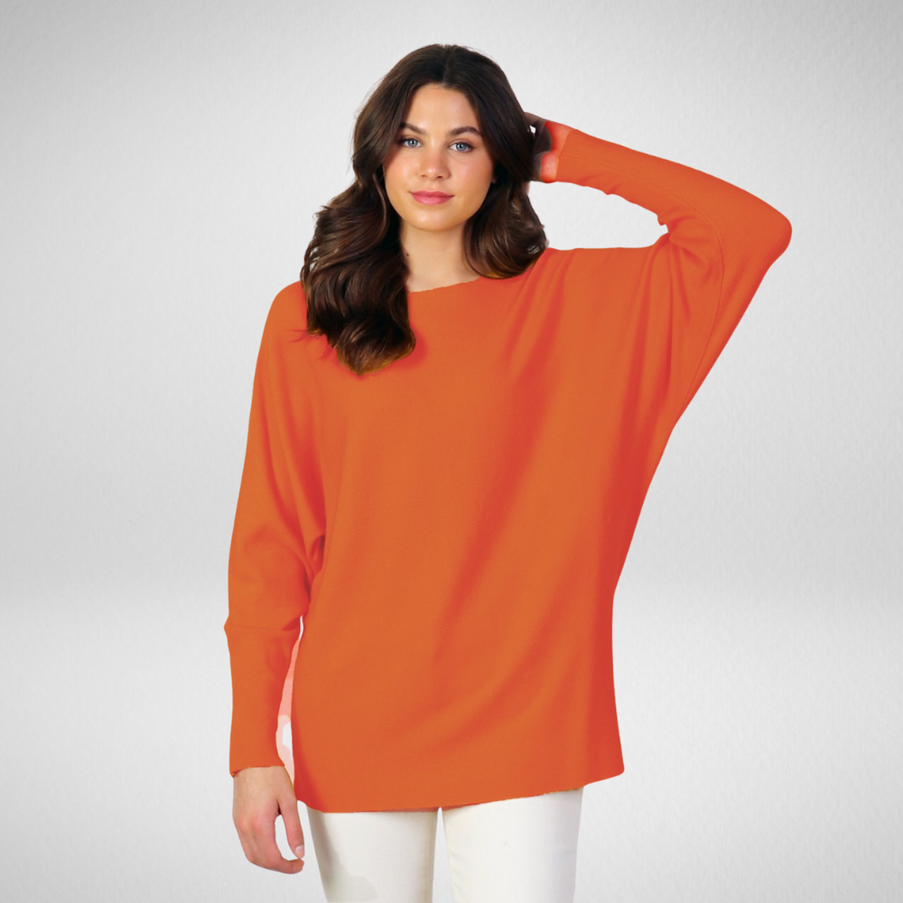 Grand Ultra Soft Orange Pullover Sweater