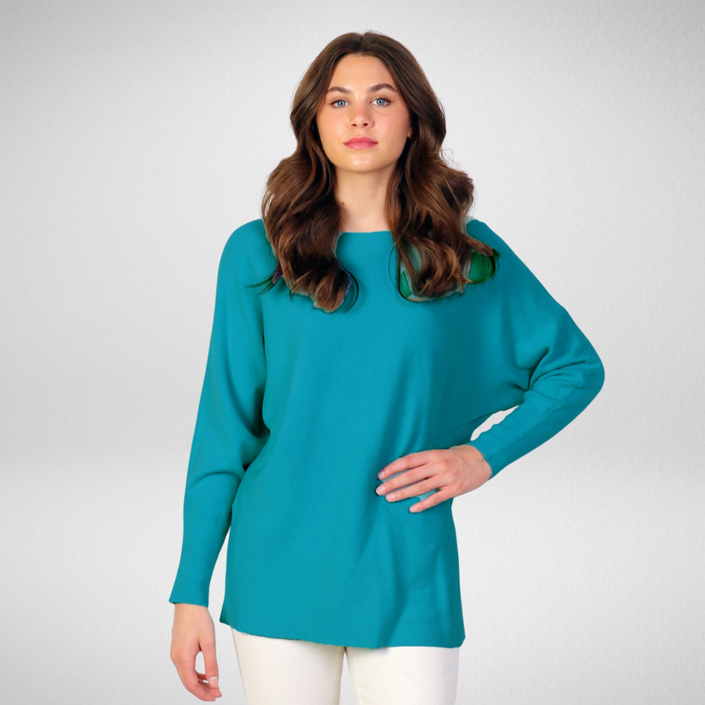 Grand Ultra Soft Turquoise Pullover Sweater