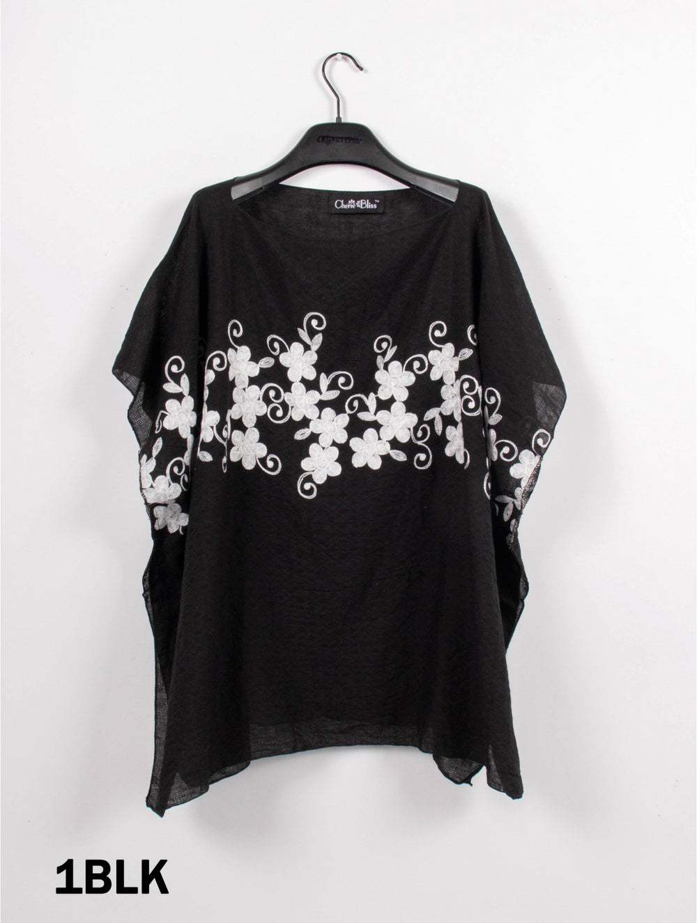 Grand Stitched Floral Desgin Flowy Top