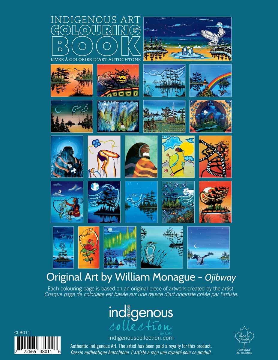 Indigenous Art Colouring Books William Monague