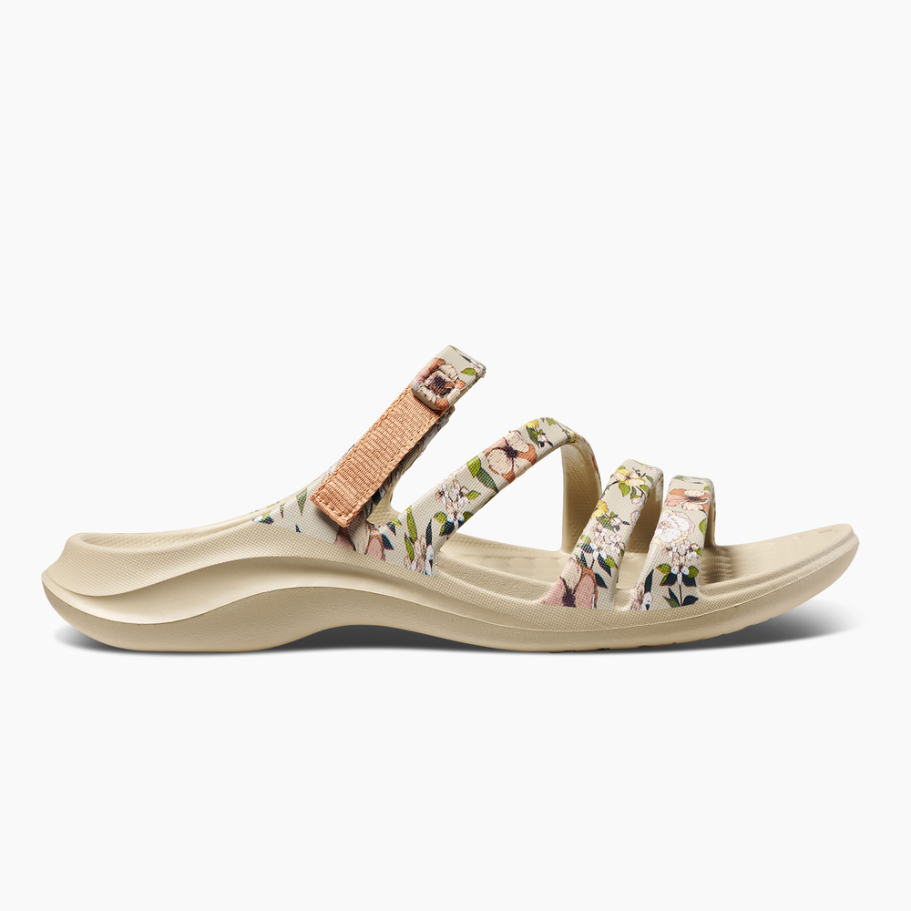 Joybees Lakeshore Sandal - Driftwood/Summer Floral