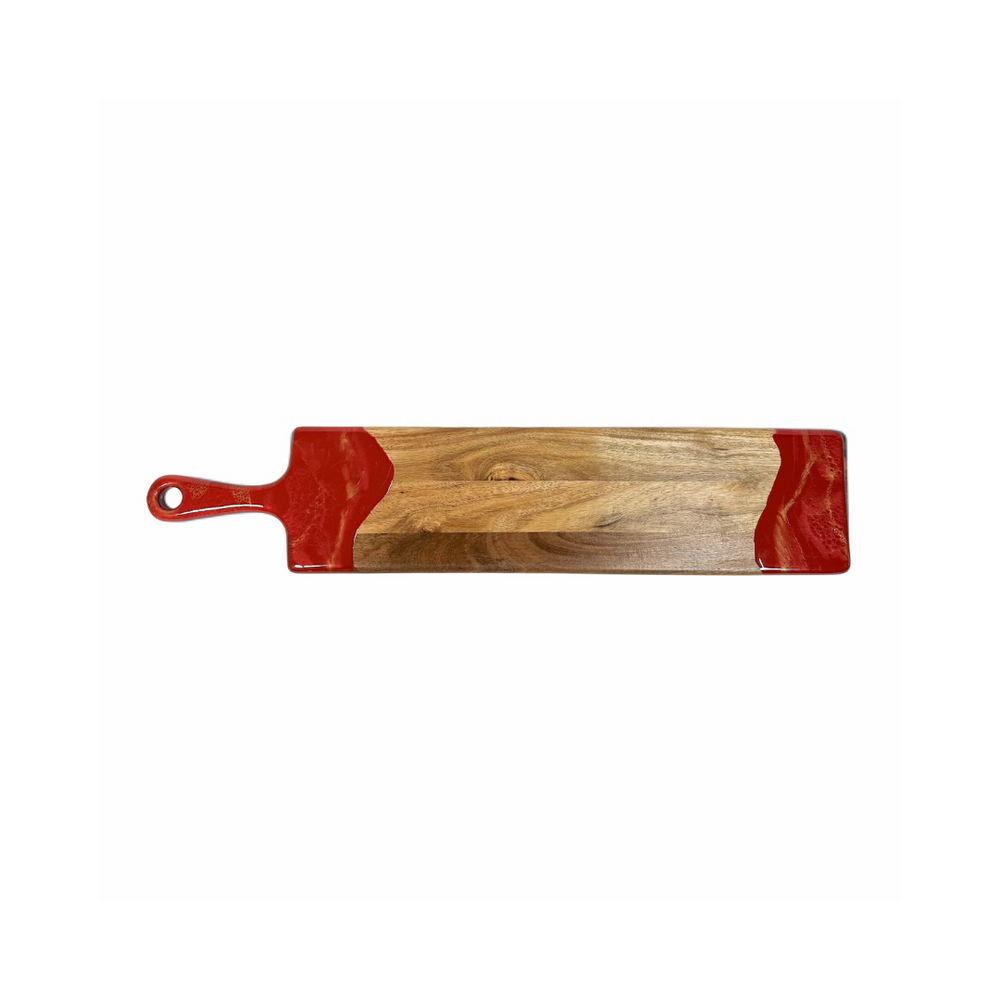 Lynn & Liana Cranberry-Acacia Baguette Board (5" x 24")