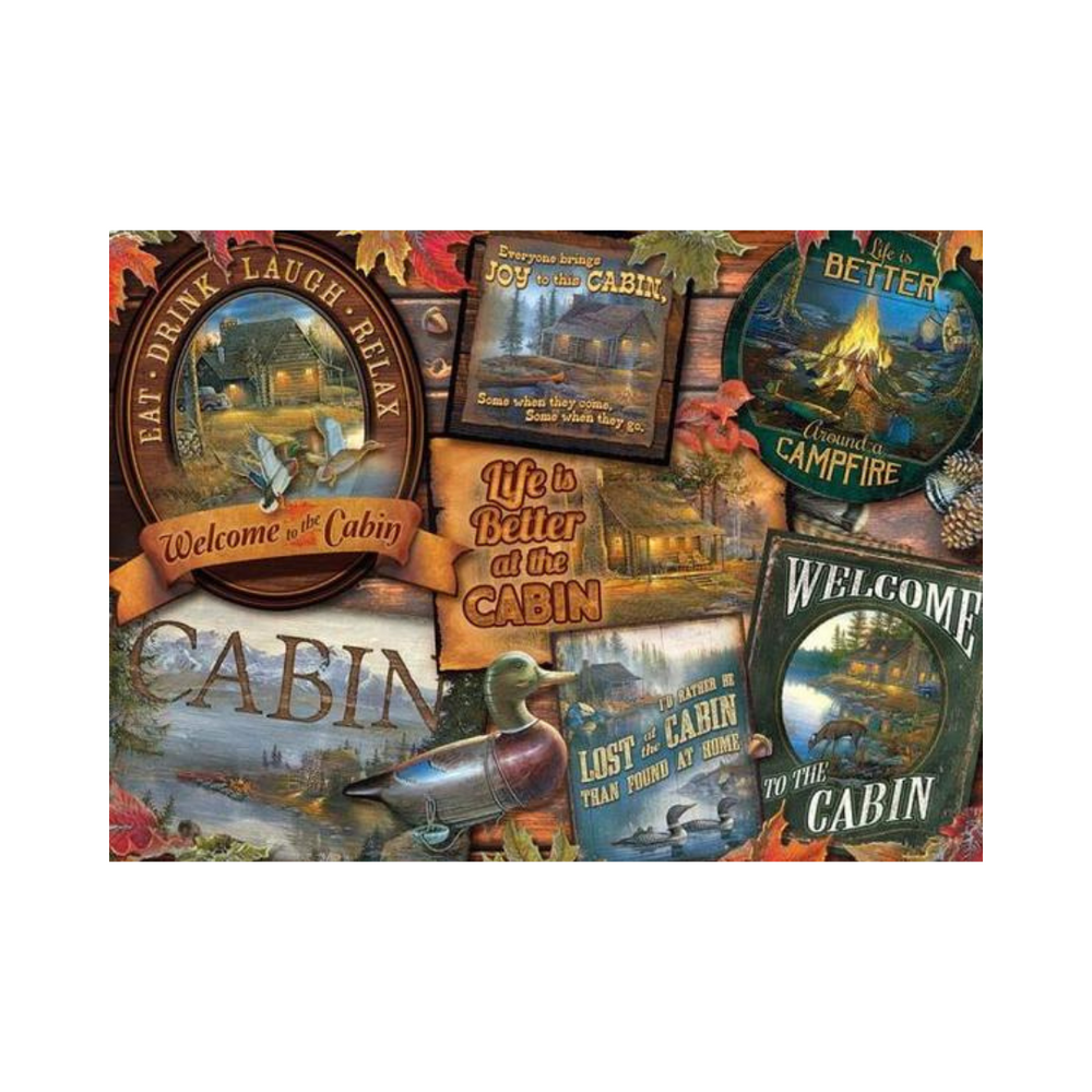 Cobble Hill Puzzles - Cabin Signs