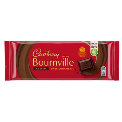 Cadbury Bournville Classic Dark Chcolate Bar 180g