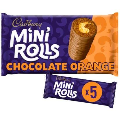 Cadbury Chocolate Orange Mini Rolls 130g