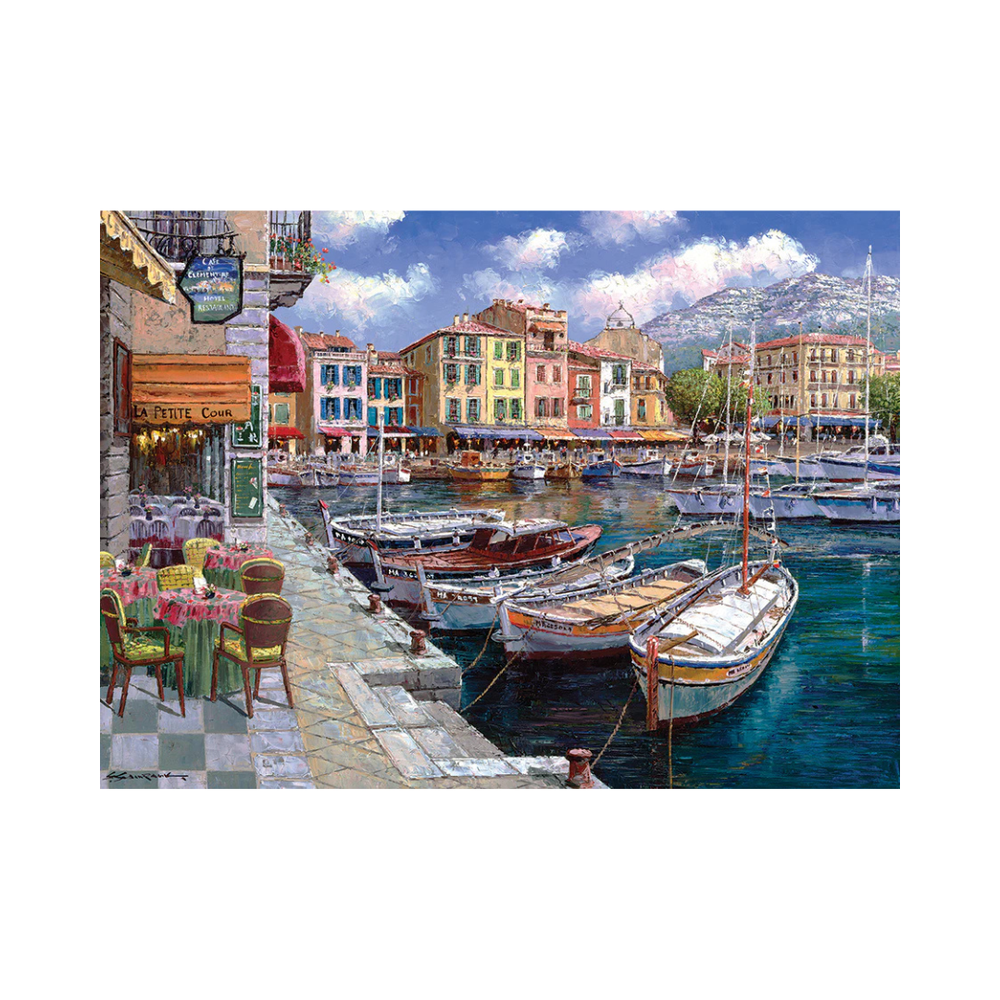 Cobble Hill Puzzles - Cafe in Cassis