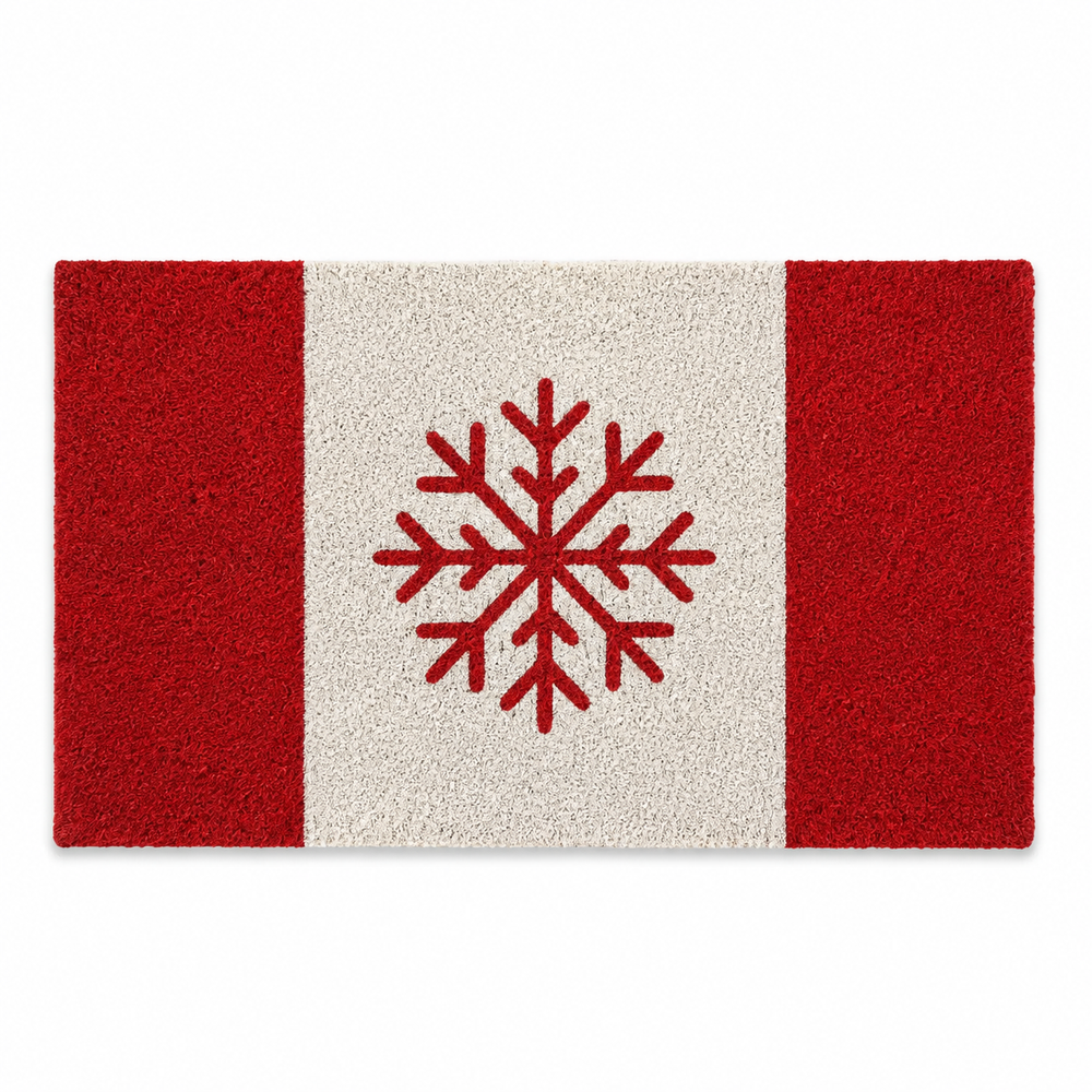 Canada Snowflake Doormat