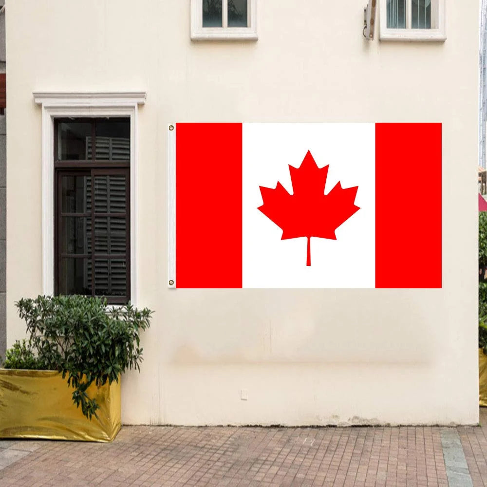 Canada Flag (3X5ft) Extra Heavy Poly