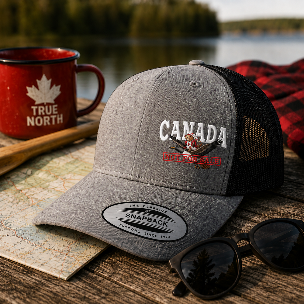 Canada Not for Sale Hat - Heather Grey