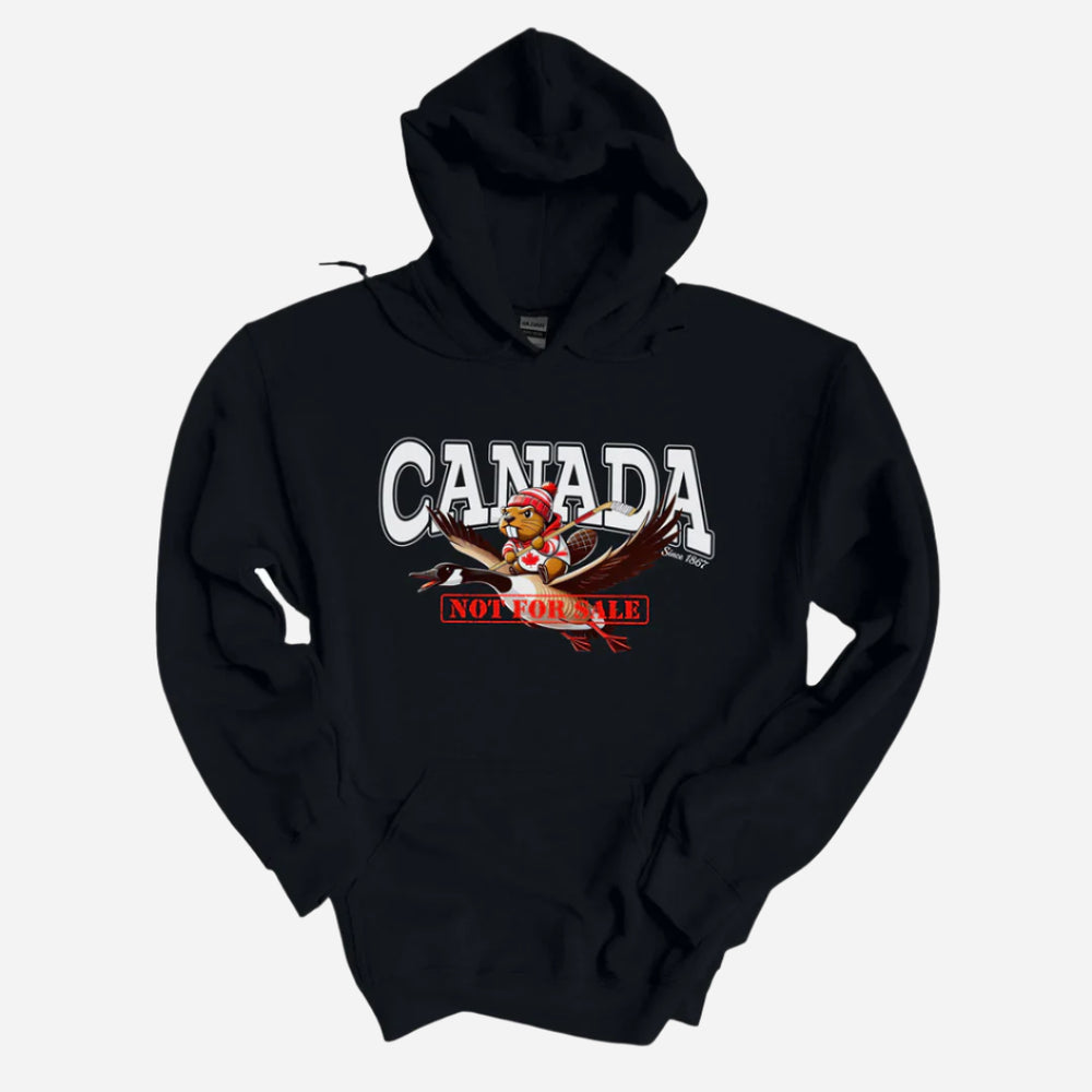Canada Not for Sale Hoodie Black