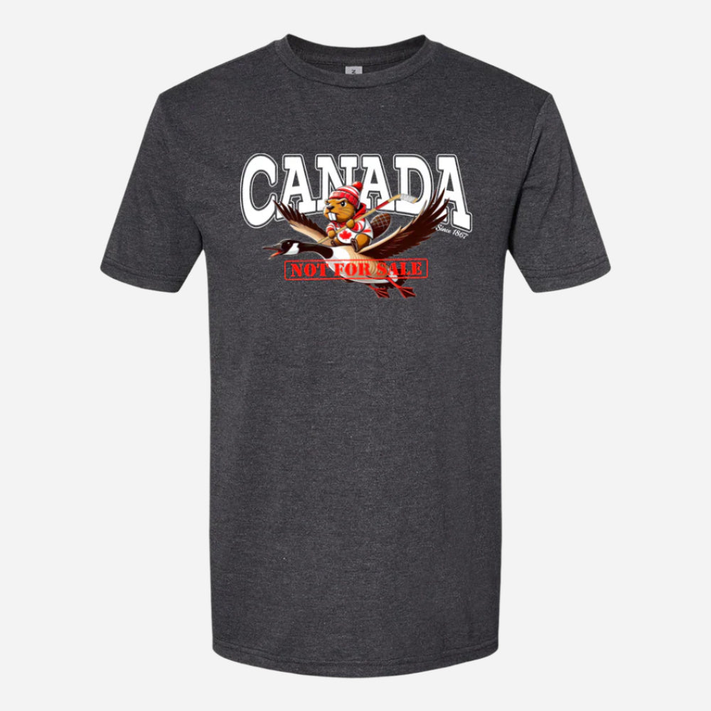 Canada Not for Sale T-Shirt Dark Grey